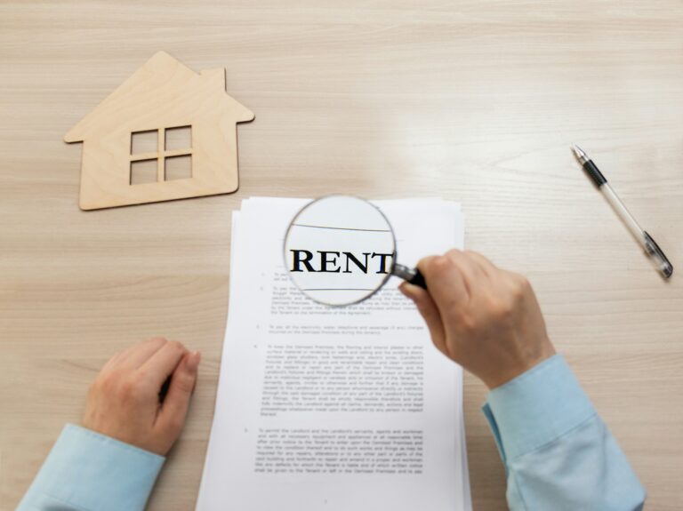 Business and marketing. real estate lease agreement. study of the lease agreement.Rent
