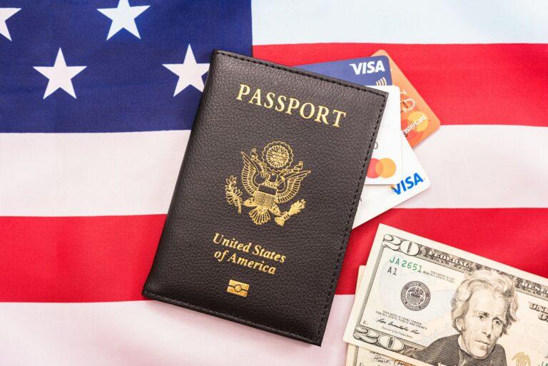 Travelers must carry their American passport with credit cards